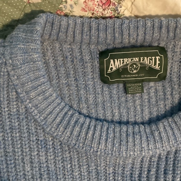 AE Blue Snowdrift Sweater - Picture 4 of 7